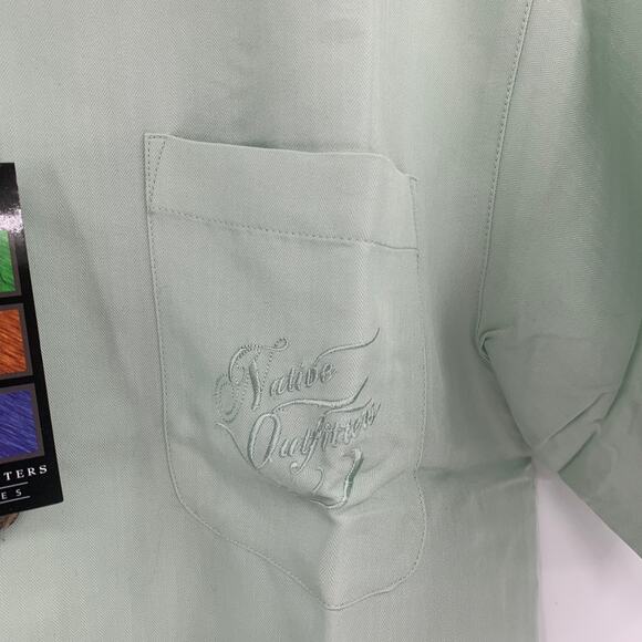 NATIVE OUTFITTERS Camp Shirt Size S New $99 Mint Seafoam Hogfish Boating Water - Picture 6 of 10